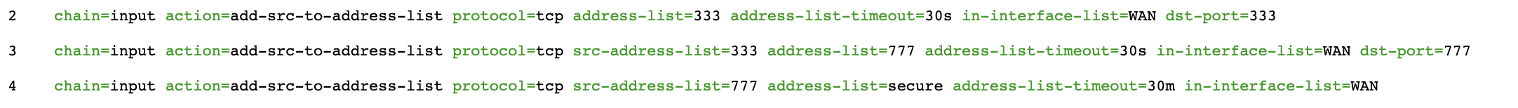 Implementing Port Knocking on MikroTik Routers